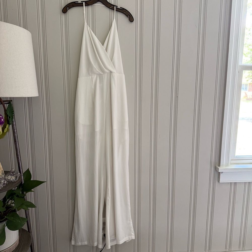 White Jumpsuit Bridal/Birthday
